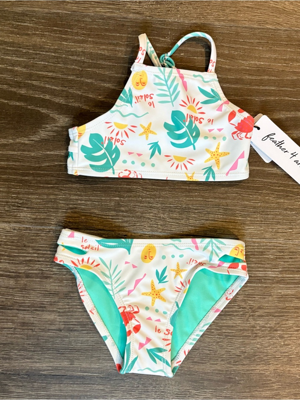 Feather 4 Arrow Sunray Bikini - Size 2T NEW!